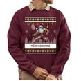 thumbnail image 1 of Christmas Sweatshirt, Merry Dinkmas Funny Pickleball Santa Sweatshirt, Unique Ugly Christmas Sweatshirt, Witty Player Gift for Women & Men, 1 of 5