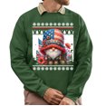 thumbnail image 1 of Christmas Sweatshirt, Patriotic Home of the Brave Gnome Sweatshirt, Military Support Holiday Sweatshirt, Unique Gnome Lover Gift for Women & Men, 1 of 5