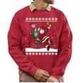 thumbnail image 1 of Christmas Sweatshirt, Santa Basketball Dunk Christmas Sweatshirt, Funny Ugly Holiday Sweatshirt, Xmas Gift for Basketball Lovers, 1 of 5