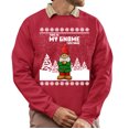 thumbnail image 1 of Christmas Sweatshirt, This Is My Gnome Costume Funny Christmas Sweatshirt, Unique Winter Holiday Sweatshirt, Witty Gnome Lover Gift for Women & Men, 1 of 5