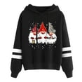 thumbnail image 1 of Christmas Sweatshirt Women'S Christmas Gnome Printed Long Sleeve Hooded Hoody Top Women Hoodies Black L, 1 of 5