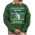 thumbnail image 1 of Christmas Sweatshirt, You Spin Me Right Round, Baby Funny Dreidel Hanukkah Sweatshirt, Witty Jewish Holiday Sweatshirt, Cute Dreidel Gift for Women & Men, 1 of 5