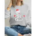 thumbnail image 1 of Christmas Sweatshirt for Women Crewneck Christmas Tree Long Sleeve Shirt Xmas Holiday Party Pullover Sweater Tops, 1 of 4