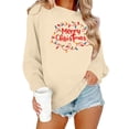 thumbnail image 1 of Christmas Sweatshirt for Women Winter Pullover Christmas Tree Snowflake Graphic Tops, 1 of 7