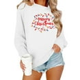 thumbnail image 1 of Christmas Sweatshirt for Women Winter Pullover Christmas Tree Snowflake Graphic Tops, 1 of 7