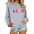 thumbnail image 1 of Christmas Sweatshirt for Womens Fashion Crewneck Christmas Printed Pullover Top Winter Long Sleeve Sweaters Loose Plus Size Blouses Tops, 1 of 6