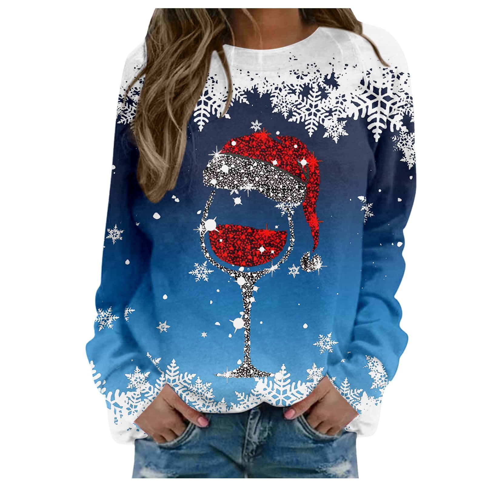Dyegold Christmas Hoodies For Women My Orders Funny Casual Sweatshirt Graphic Crewneck Ladies Plus Size Sweater Xmas Tree Teen Girls Holiday Tops Novelty Pu - View #9