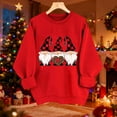 thumbnail image 1 of Christmas Sweatshirts for Women Fashion Xmas Printed Shirt Merry Christmas Tops Casual Funny Holiday Long Sleeve Outfits Crewneck Sweatshirt Pullover Top, 1 of 6