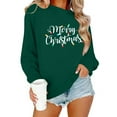 thumbnail image 1 of Christmas Sweatshirts for Women Fashion Xmas Printed Shirt Merry Christmas Tops Casual Happy Holiday Long Sleeve Outfits Crewneck Sweatshirt Pullover Top, 1 of 8