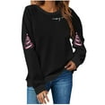 thumbnail image 1 of Christmas Sweatshirts for Women Plus Size Sweaters Women's Fashion Long Sleeve Blouses Xmas Printed Shirts Casual Loose Comfortable Holiday Pullover Tops, 1 of 5