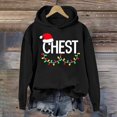 thumbnail image 1 of Christmas Sweatshirts Women'S Chest Nutty Print Christmas Shirt Long Sleeve Casual Loose Tops Oversized Hoodies for Women Black L, 1 of 4
