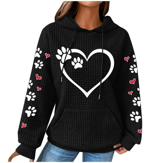 Christmas Sweatshirts for Women Winter Sweaters Comfy Hoodie Clearance Crewneck Sweatshirts Women Long Sleeve T Shirt Women Fashionable Women's Printed Pullover Round Neck Top