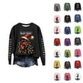 thumbnail image 1 of Christmas Sweatshirts for Women 2025 Long Sleeve Crewneck Funny Cute Black Cat Graphic Sweatshirt Pullover Tops, 1 of 5