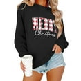 thumbnail image 1 of Christmas Sweatshirts for Women Fashion Xmas Printed Shirt Merry Christmas Tops Casual Holiday Long Sleeve Outfits Crewneck Sweatshirt Pullover Top, 1 of 8