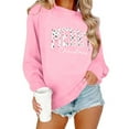 thumbnail image 1 of Christmas Sweatshirts for Women Fashion Xmas Printed Shirt Merry Christmas Tops Casual Holiday Long Sleeve Outfits Crewneck Sweatshirt Pullover Top, 1 of 8
