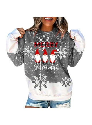 Dyegold Christmas Shirts For Women Deals Funny Novelty Xmas Gnomes