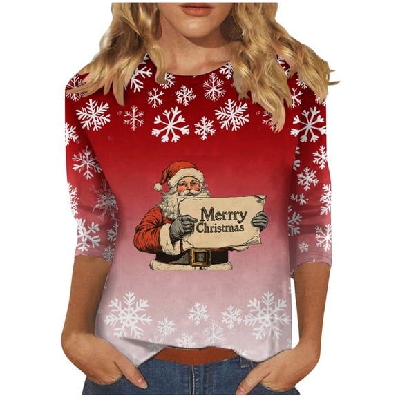 Christmas Sweatshirts for Women Striped Sweatshirts Crewneck Sweatshirts Pack Long Sleeve Tops Y2k Casual Lightweight Long Sleeve Pullover Tops