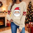 thumbnail image 1 of Christmas Sweatshirts for Womens Long Sleeve Crew Neck Christmas Print Sweatshirt Holiday Long Sleeve Pullover Tops, 1 of 6