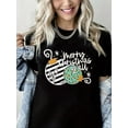 thumbnail image 1 of Christmas T-Shirt Merry Christmas Y'all Graphic Casual Short Sleeve Shirt for Women, 1 of 6