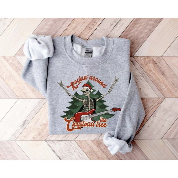 Christmas TShirt, Rockin Around the Christmas Tree Shirt, Holiday T