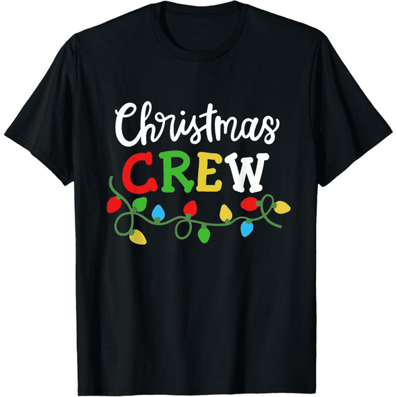 Christmas T-Shirt for Men Vintage Holiday Print Short Sleeve Casual Festive Tee
