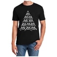 thumbnail image 1 of Christmas T-Shirts for Men Short Sleeve Funny Graphic Pajamas Tee Crew Neck Casual 2025 Fashion Family Xmas Gift Men T Shirts Black XL, 1 of 4