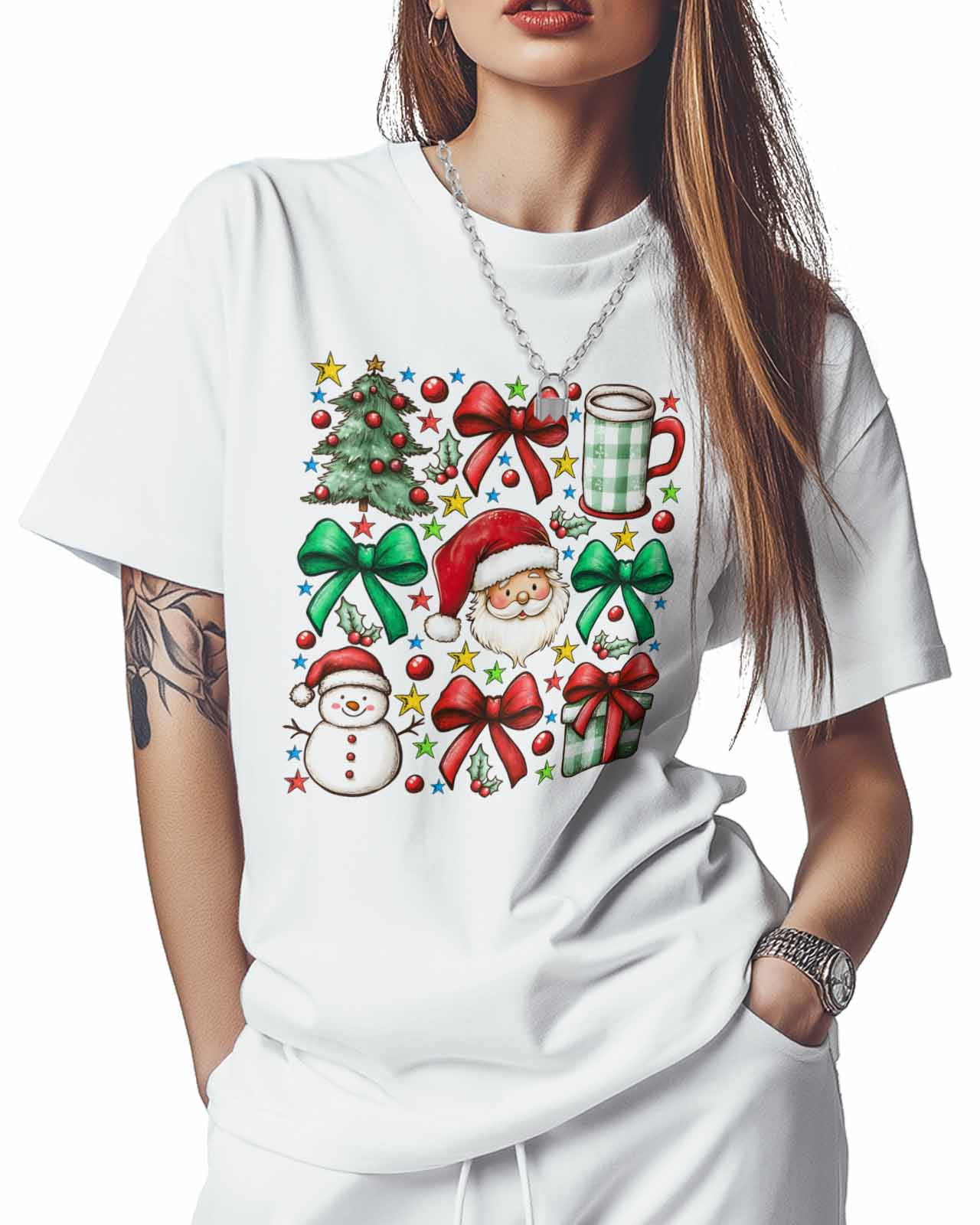Womens christmas t shirts primark