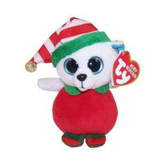 Christmas TY Miniature Baby Beanie ICECAPS the Polar Bear