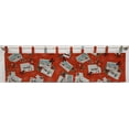 thumbnail image 1 of Christmas Tab Top Curtains by Penny's Needful Things (Unlined) (36 Inch Long Two Curtain Panels) (Christmas Cards), 1 of 1