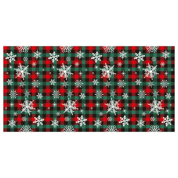Christmas Table Cloth Vintage Table Cover Dining Coffee Table Runner Rectangular Table Top Covering Classic Christmas Pattern