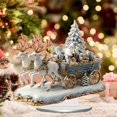 thumbnail image 1 of Christmas Table Decorations 2D Acrylic Christmas Santa Reindeer Sleigh Decoration Christmas Santa-Ornament Waterproof Holiday Table Centerpieces Flat Printing Festive Holiday Indoor Decoration, 1 of 6