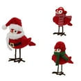 thumbnail image 1 of Christmas Table Decorations Birds Plush Christmas Bird Figurine Table Top Decor Xmas Birds Ornaments for Winter Home Kitchen Fireplace Mantel Holiday Party Desktop Display, 1 of 6