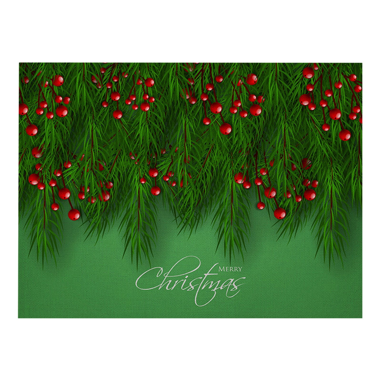 Christmas Table Placemats Christmas Rustic Vintage Washable Table Mats