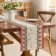 thumbnail image 1 of Christmas Table Runner, 70 Inch Holiday Dining Table Decor with Festive Print, Polyester Centerpiece for Christmas Dinner Party, Reusable Seasonal Tablecloth(D), 1 of 5
