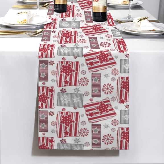 Christmas Table Runner | Americana | Holiday Dinner Table Decor