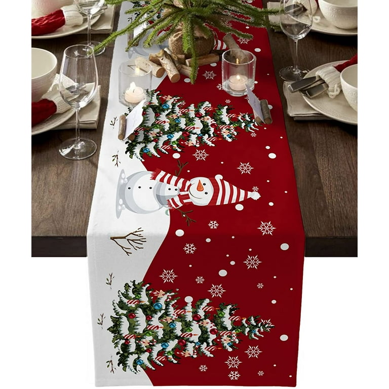 Paper Tablecloth Christmas Snowflake Elk Meal - Temu