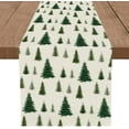thumbnail image 1 of Christmas Table Runner Christmas Tree 13 x 48 Inch Xmas Long Table Runner for Winter Holiday Home Kitchen Dining Table Decor, 1 of 5