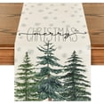 thumbnail image 1 of Christmas Table Runner, Floral Snowflakes Berry Farmhouse Kitchen Dining Table Decor, Christmas Holiday Home Decoration Indoor Outdoor Party Supply 13 x 72 Inches, 1 of 1