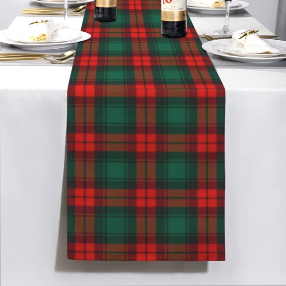 Christmas Table Runner | GR Plaid | Holiday Dinner Table Decor
