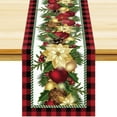 thumbnail image 1 of Christmas Table Runner, Holiday Table Decor, 13x72 Inch Polyester Table Runner for Kitchen Dining Room, Durable Reusable Soft Fabric, Perfect for Christmas Birthday Party Home Decoration, 1 of 7