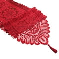 thumbnail image 1 of Christmas Table Runner Lace Table Runner Lace Runners for Tables Crochet Table Runner Dresser Scarf Cotton Woven Rectangular Laces Wedding Kitchen Dining Table Decoration 13" x 71", 1 of 6