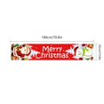 thumbnail image 1 of Christmas Table Runner Linen Decorative Table Cloth with Tassels for Washable Wrinkle Resistant Table Runners for Christmas Party Dinner, Xmas Theme Dining Room, 14X71 Inches, 1 of 1