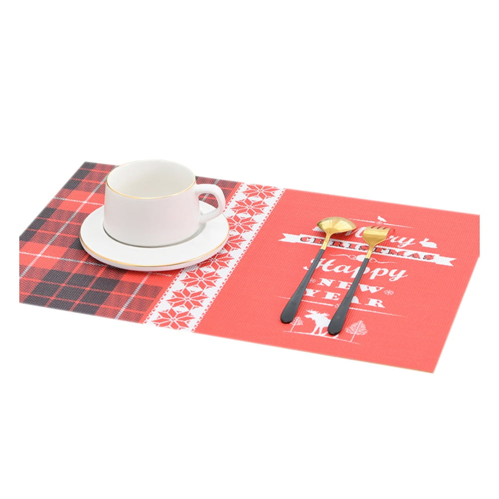 Christmas Table Runner Placemats Decorations For Dining Table Vintage