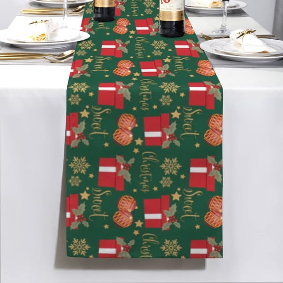Christmas Table Runner | Sweet | Holiday Dinner Table Decor