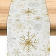 thumbnail image 1 of Christmas Table Runner Xmas Snowflakes Dining Table Farmhouse Christmas Decorations Winter Table Runner Indoor Home Decor 13x72 Inch, 1 of 8