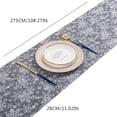thumbnail image 1 of Christmas Table Runners Christmas Table Mat 28x275CM Home Decoration Birthday Christmas Flag Rustic Tablecloth Grey Gold Powder Snowflakes 28x275CM, 1 of 4