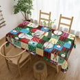 thumbnail image 1 of Christmas Tablecloth 54x72Inch, Christmas Table Clothes for Rectangle Tables, Snowman Christmas Tablecloth, Winter Holiday Tablecloth for Christmas Decoration, Party and Family Gathering, 1 of 5