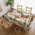 thumbnail image 1 of Christmas Tablecloth 60 X 84 Inch Rectangular, Winter Retro Christmas Table Cloth Washable New Year Decor Table Cover for Party Picnic Dinner, 1 of 1