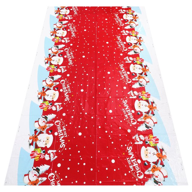 Christmas Tablecloth Christmas Decorations Party Table Cover Table