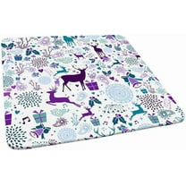 Christmas Tablecloth, Christmas Style Print, Elastic Edge, Suitable for Catering and Kitchen, Fit for 35"x35" Square Table